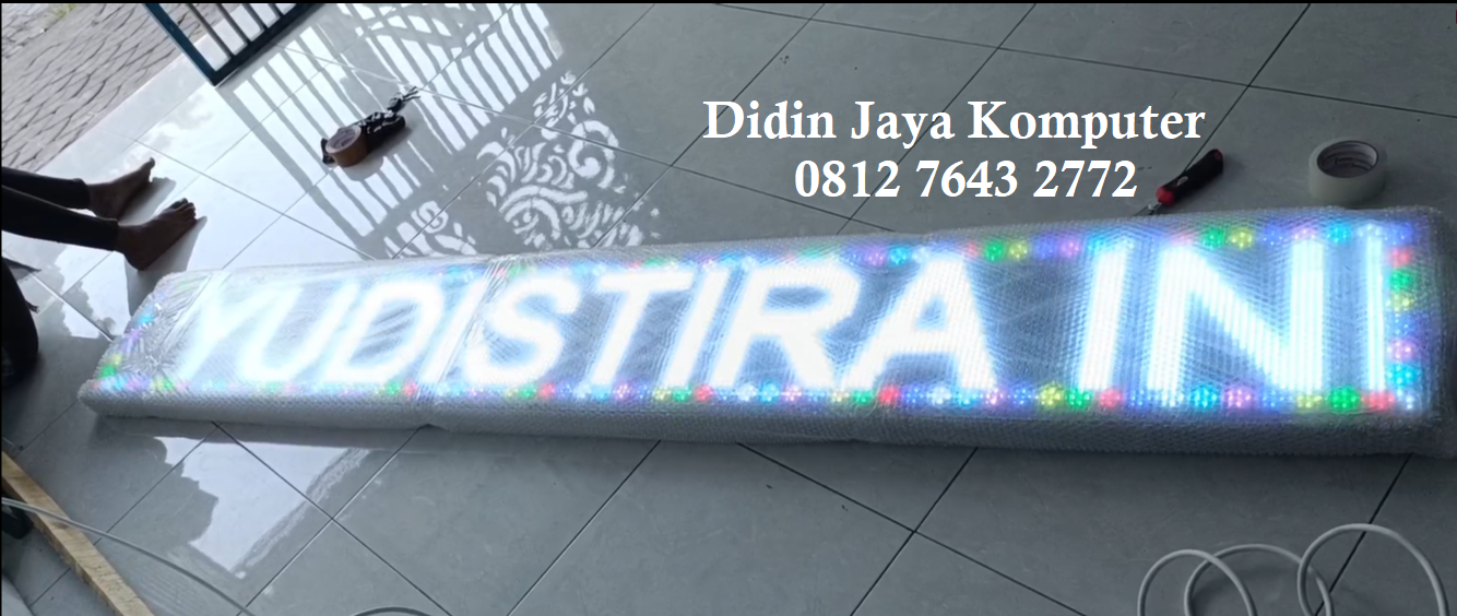 <p>Running text yang dikirim untuk luar Pulau Jawa kami packing dengan sangat kokoh dan kuat agar aman selama perjalanan. Kami menjamin running text yang dikirim tidak akan patah dan rusak dalam perjalanan saat pengiriman. Kami memberikan running text berkualitas tinggi yang tidak mudah rusak dengan harga murah untuk anda dengan garansi 1 tahun.</p>